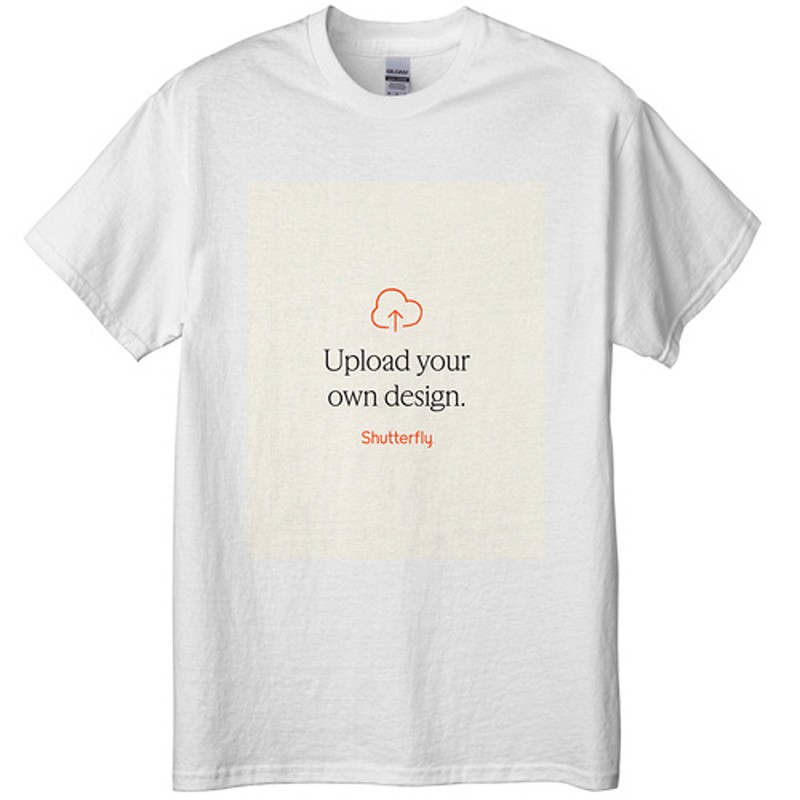 Upload Your Own Design Medium White  Custom T-shirt
