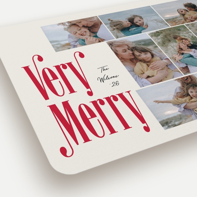 Very Merry Holiday Card