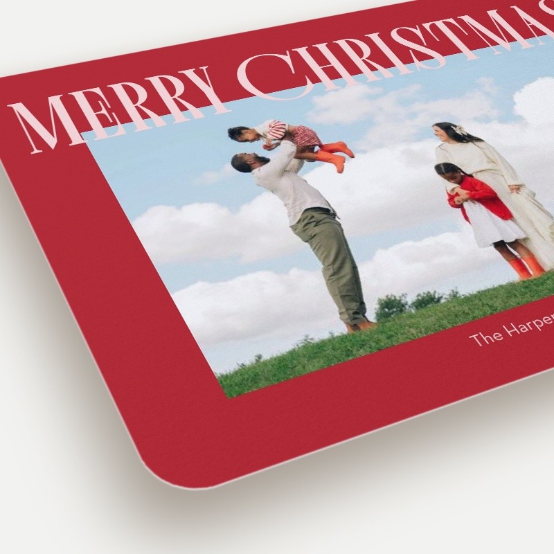 Elegant Serif Holiday Card
