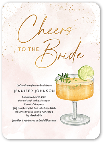 Cheers To The Bride