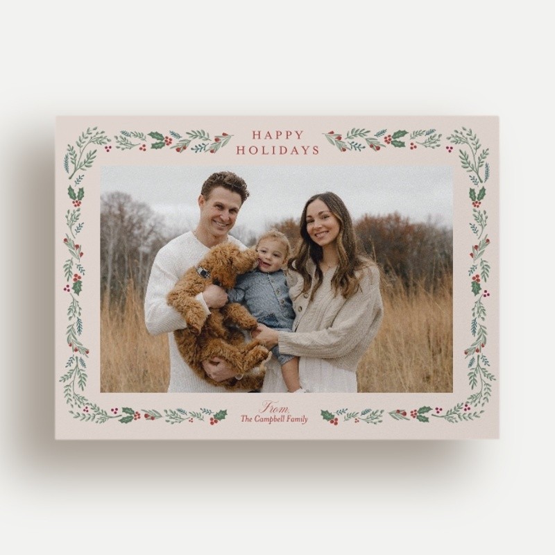 Painted Holly Frame