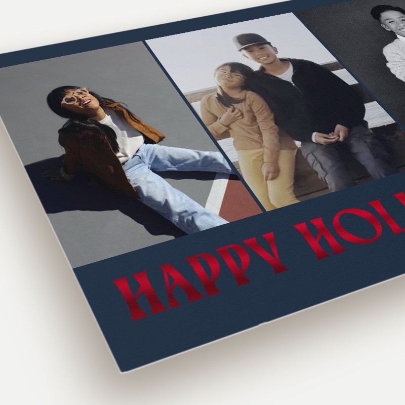Bold Stack Holiday Card