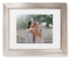 Double Heart Line Art