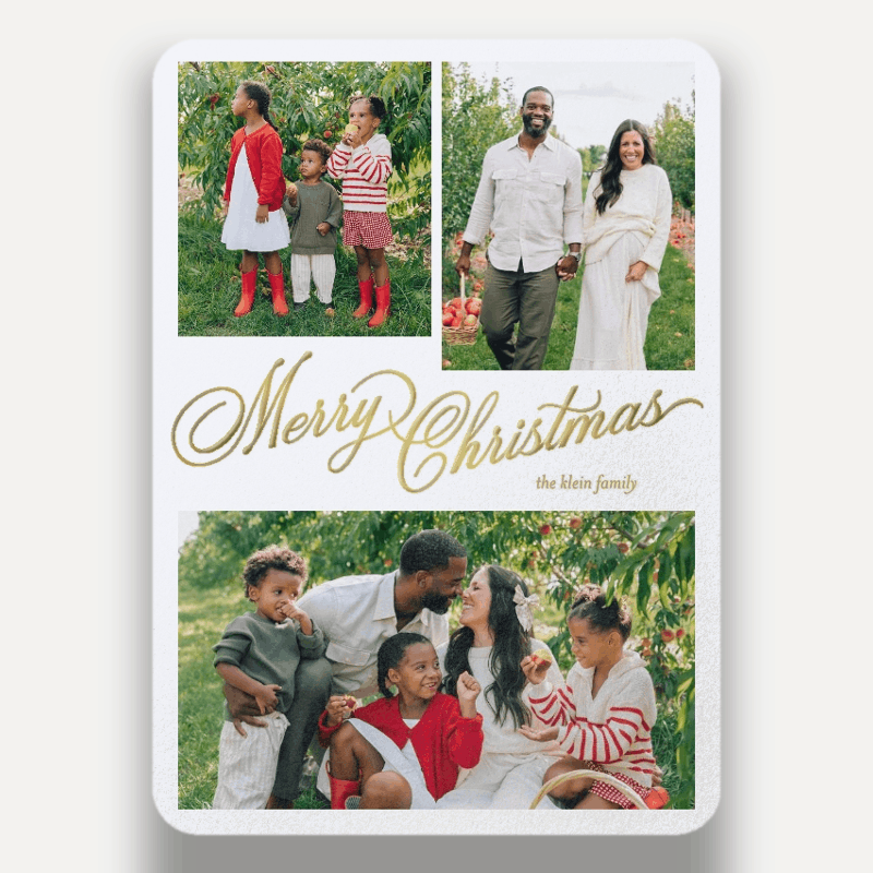 Elegant Gallery Holiday Card