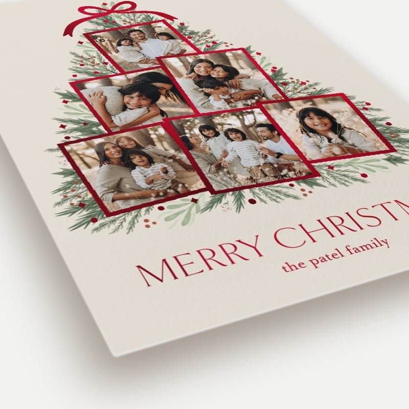 Tree Collage Holiday Card