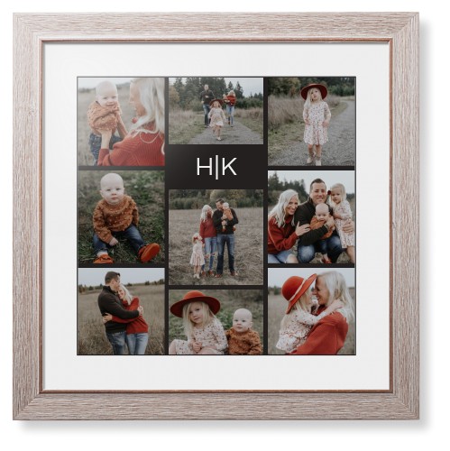 Modern Gallery Monogram of Nine