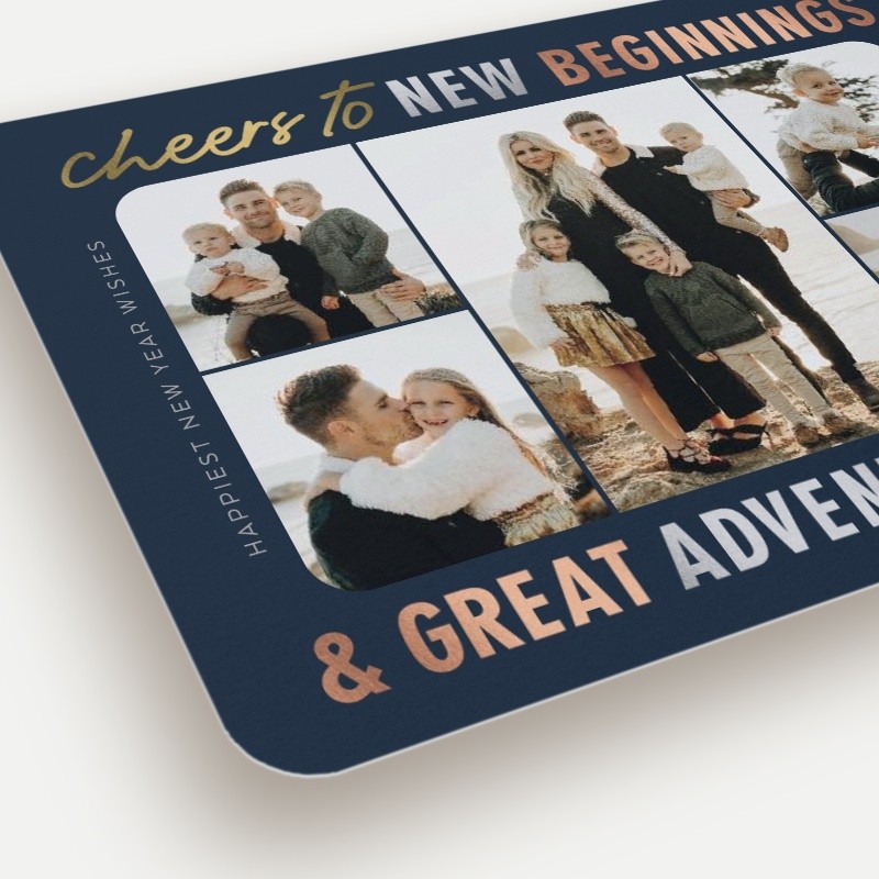 Ethereal Cheer New Year's Card