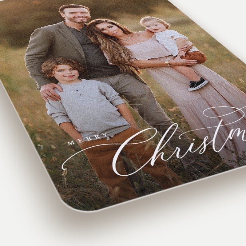 Elegant Script Holiday Card