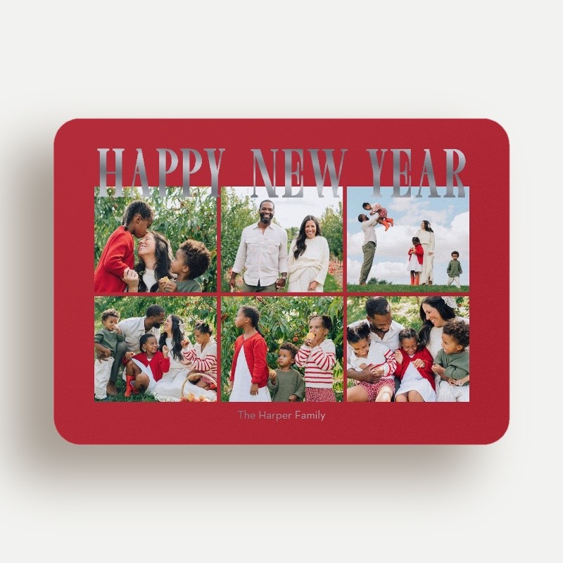 Elegant Serif Holiday Card