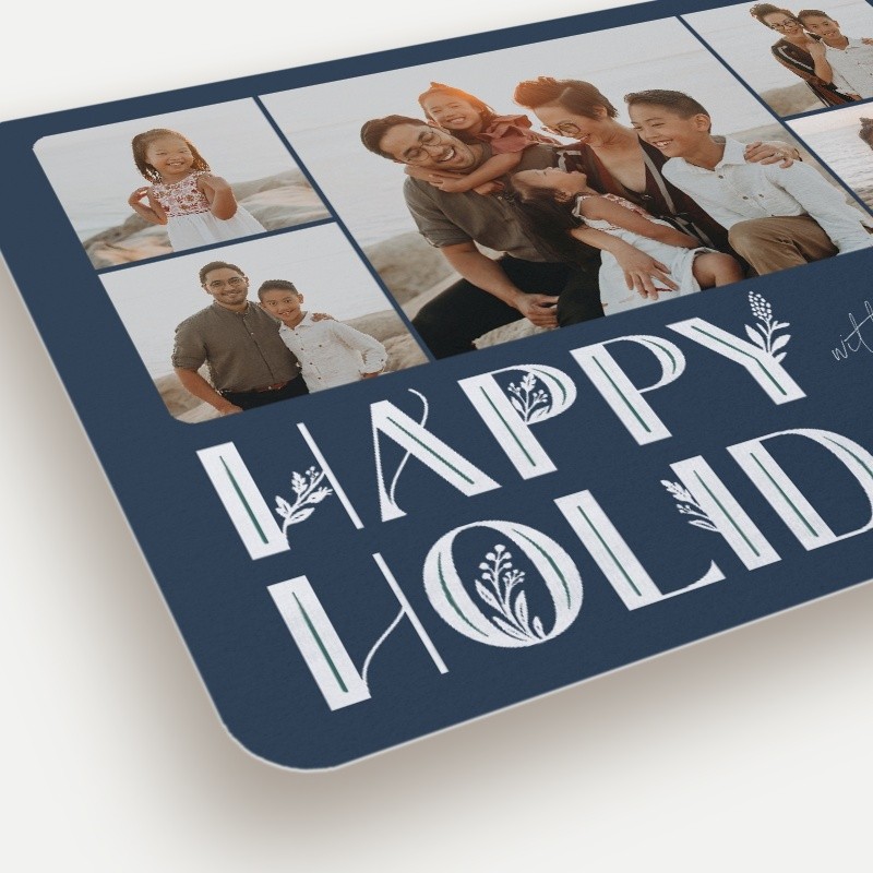 Deco Botanical Holiday Card