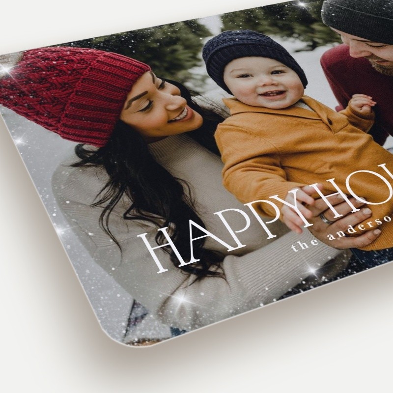 Starry Sparkle Holiday Card