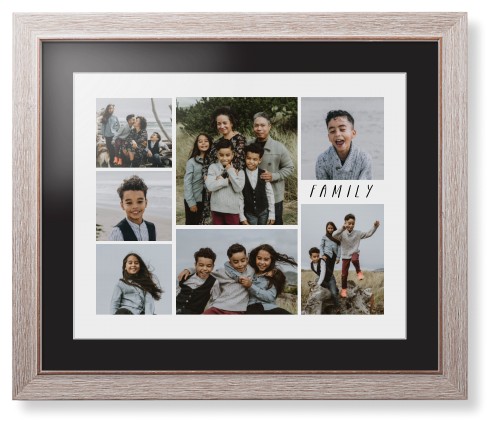 Rustic Picture Gallery Collage Of Seven