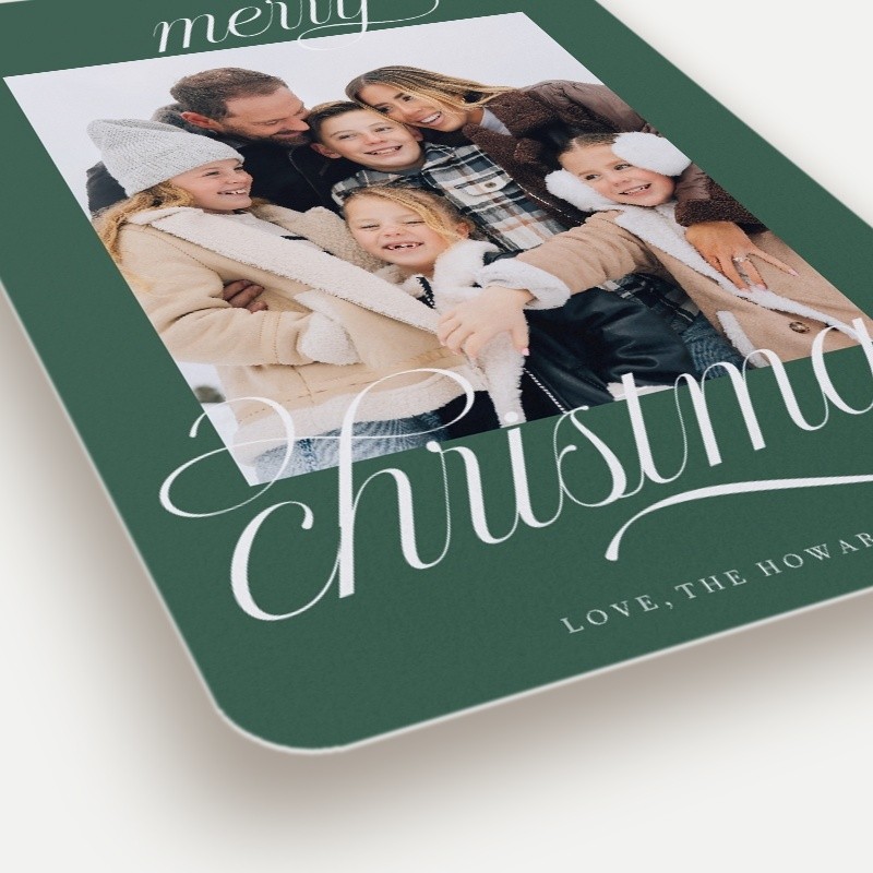 Classic Letters Holiday Card