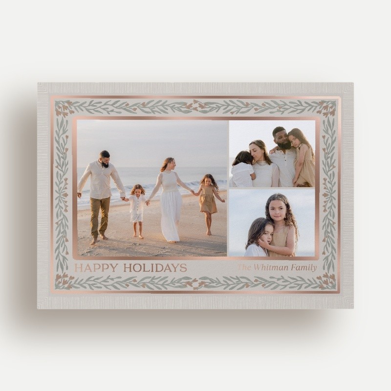 Botanical Vines Holiday Card