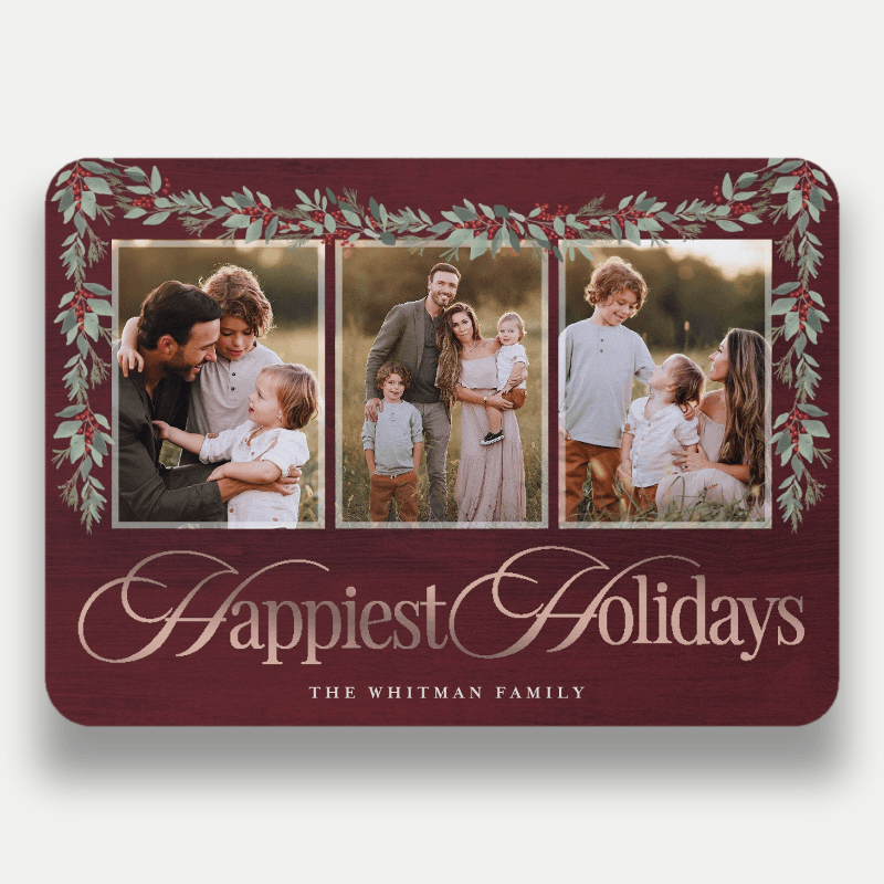 Painted Swag Holiday Card