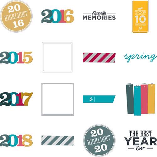 A Year in Color 8x8 undefined  Premium Album