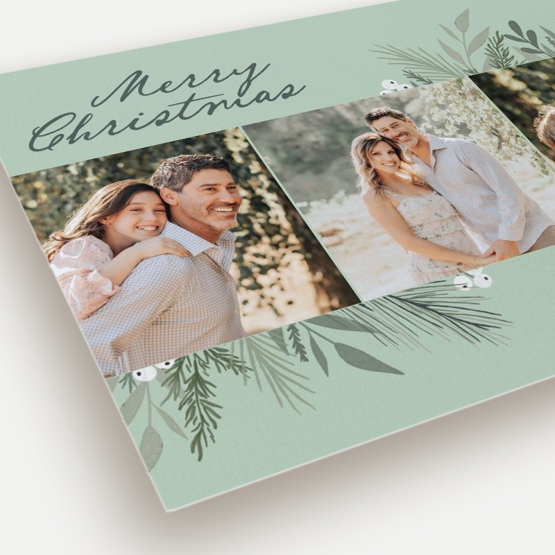 Scattered Botanicals Holiday Card