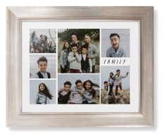 Rustic Picture Gallery Collage Of Seven