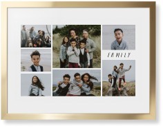 Rustic Picture Gallery Collage Of Seven