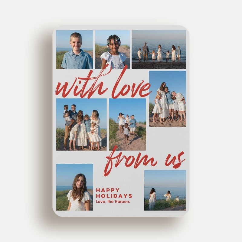 With Love Holiday Card