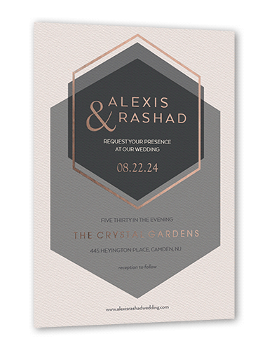 Modern Minimalist Wedding Invitations