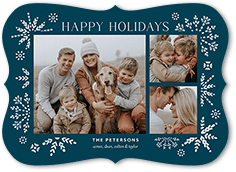 Editable Snowflake Frame