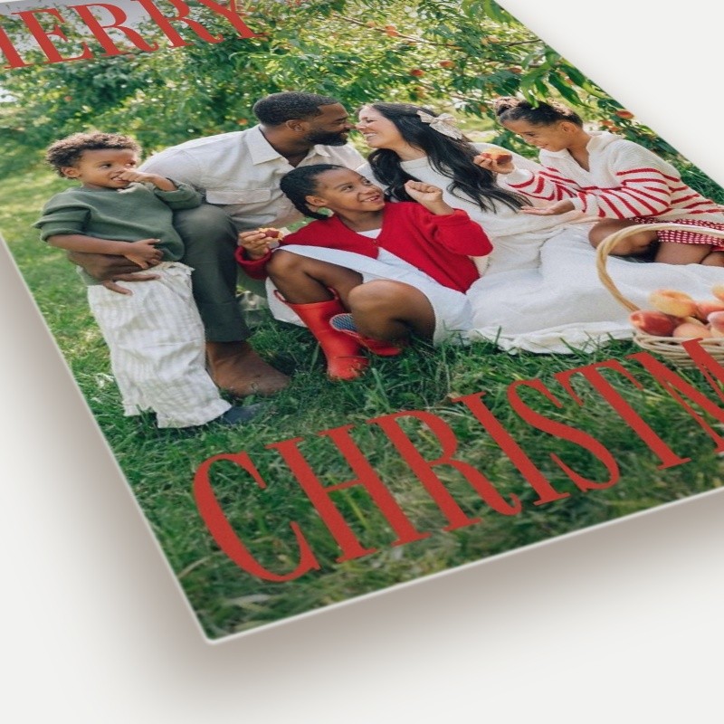 Split Serif Holiday Card