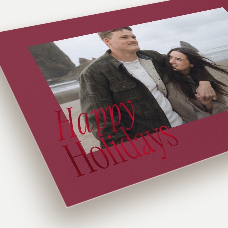 Statement Foil Holiday Card