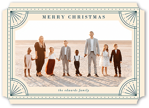 Lovely Decor 5x7 Beige  Holiday Card