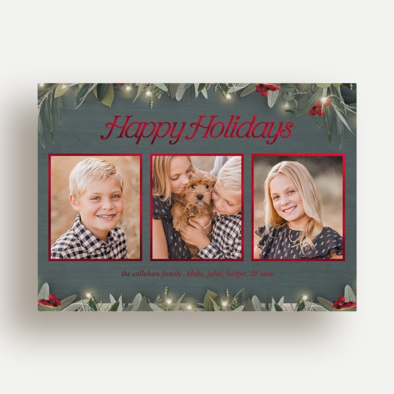 Botanical Trio Holiday Card