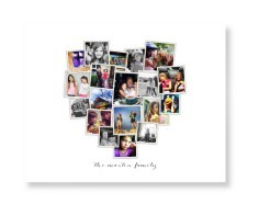 Tilted Heart Collage