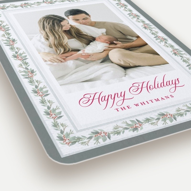 Painted Foliage Holiday Card