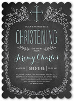 Chalkboard Christening Boy