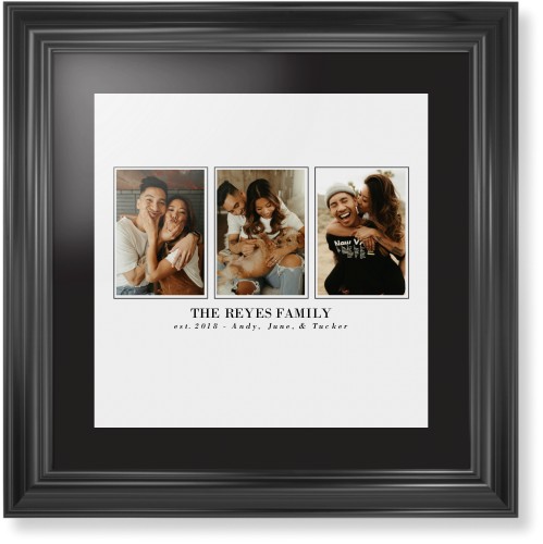 Black And White Framed Print For Dad