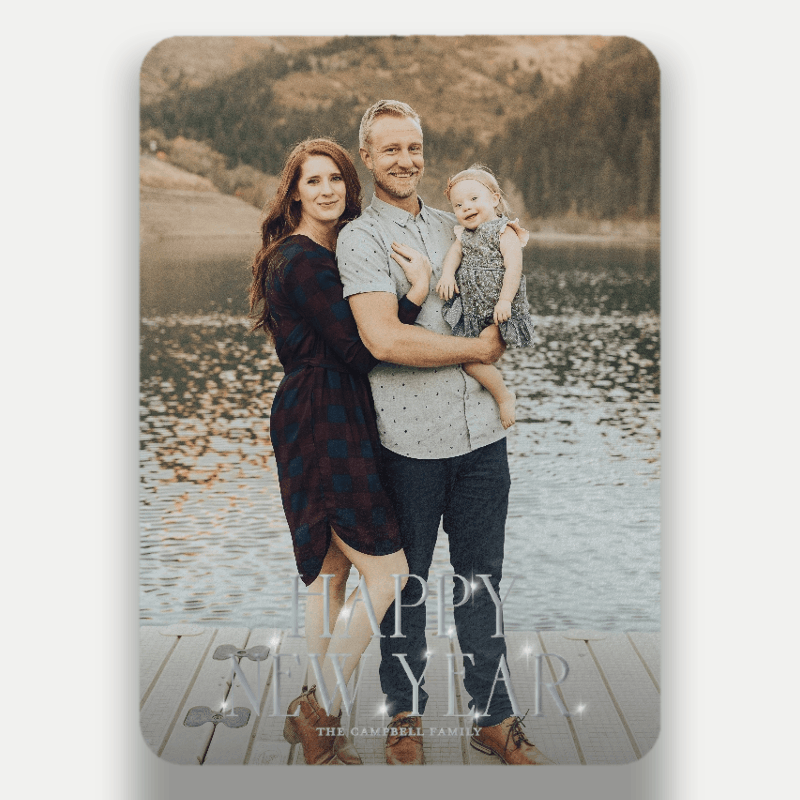 Soft Flare Holiday Card