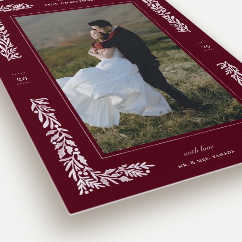 Holly Union Holiday Card
