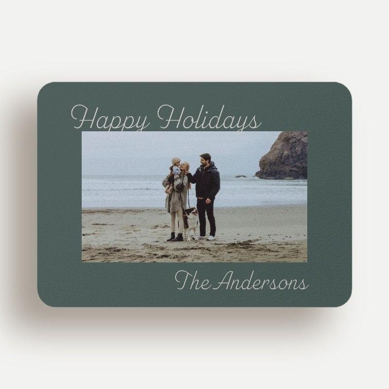 Elegant Signature Holiday Card