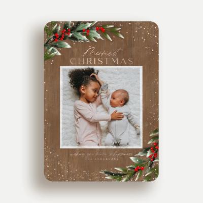 Frosty Foliage Frame