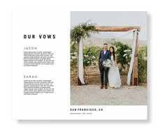 Modern and Minimal Vows