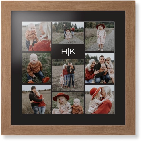 Modern Gallery Monogram of Nine