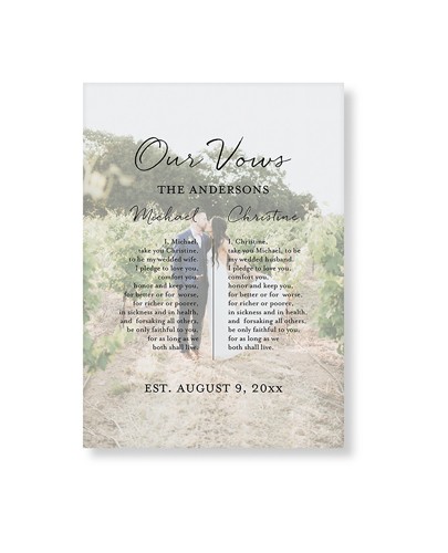 Ingrained Love Vows