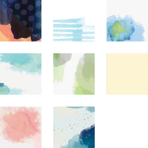 Vivid Watercolor 12x12 undefined  Premium Album