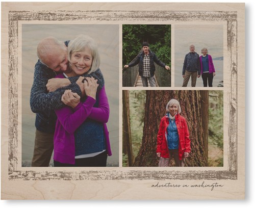 Brushed Border Collage Of Four