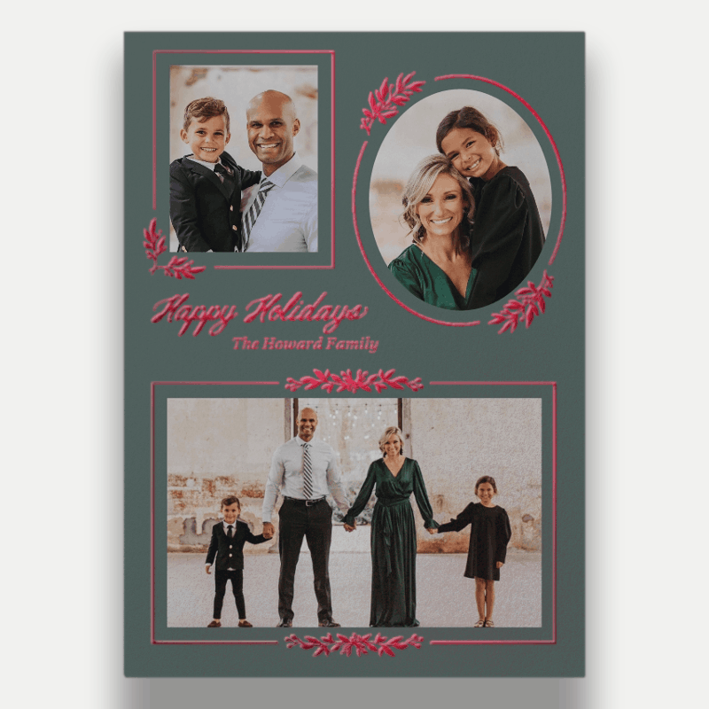 Botanical Frames Holiday Card