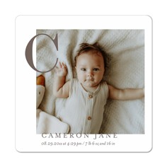 Simple Monogram Baby