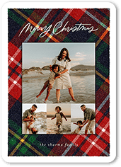 Plaid Photo Frame