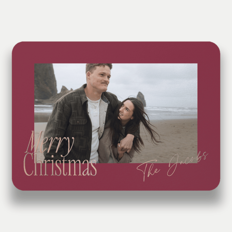 Statement Foil Holiday Card