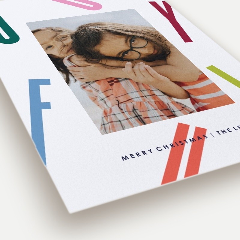 Scattered Joyful Holiday Card