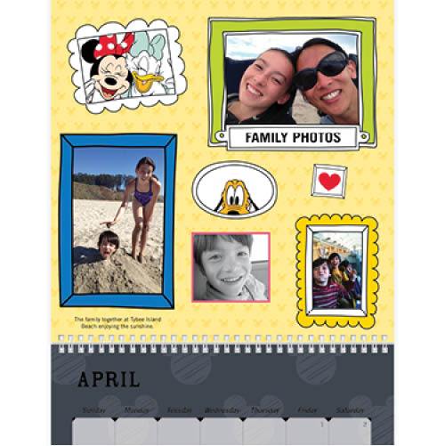 Disney Adventures Calendar