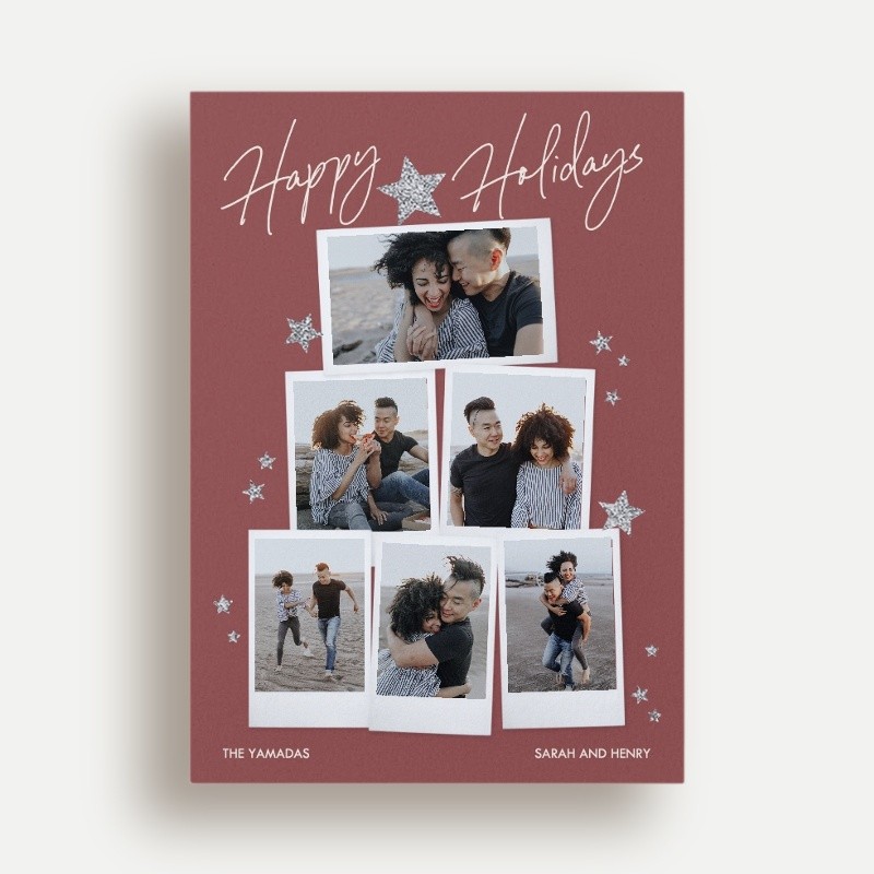 Starry Snapshots Holiday Card
